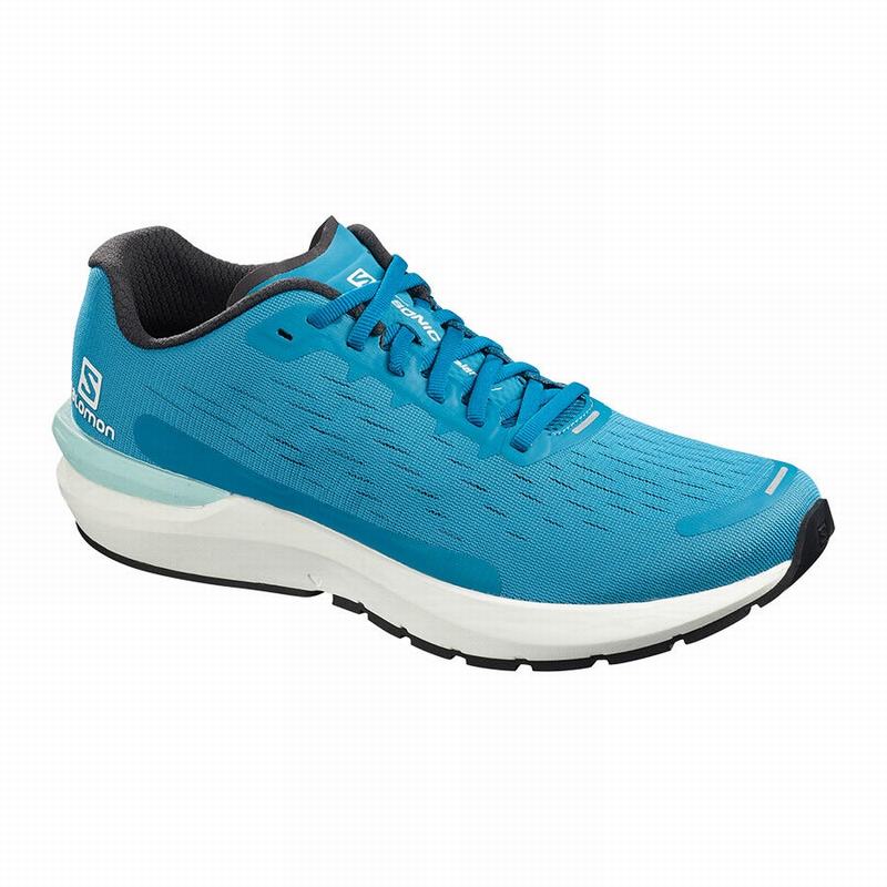 Chaussure Running Salomon Homme Bleu - Salomon SONIC 3 BALANCE - France (7091-EHGZO)